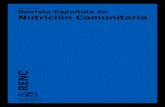 NC E R COMUNITARIA 4... · 2020. 8. 4. · ISSN: 1135-3074 Vol. 23 - Número 4 Octubre-Diciembre 2017 R E NC Sociedad Española de Nutrición Comunitaria Editorial Carmen Pérez Rodrigo
