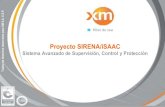 Proyecto SIRENA/iSAAC · 2012. 5. 7. · factible identificar sub-áreas problema. El mecanismo propuesto es identificar grupos angulares coherentes, medir su velocidad angular de