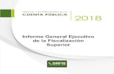 Informe General Ejecutivo de la Fiscalización Superior...9 INFORME GENERAL EJECUTIVO DE LA FISCALIZACIÓN SUPERIOR CUENTA PÚBLICA 2018 En cumplimiento a lo dispuesto en el Decreto