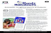 Handy Handouts - Super Duper Publications · 2020. 12. 15. · computadora y ¡mucha creatividad! Actividades Jeroglíficas en el Hogar Use las siguientes actividades del libro en