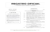 SUMARIO - suinba.com oficiales/R.O. 931 26 ENE… · confidencial ..... 41 de Galápagos solicitó a la Secretaría Nacional de la GOBIERNOS AUTÓNOMOS DESCENTRALIZADOS ORDENANZAS