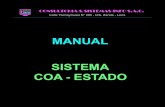 Manual Informacion COA Estado - jsistemas.infojsistemas.info/Manuales/Manual_Informacion_COA_Estado.pdf · PVS Sunat, a fin de generarse 02 archivos .rar, estas serán presentados