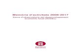 Memòria d’activitats 2008-2017 · 2019. 5. 13. · Memòria d’activitats 2008-2017 Xarxa d’observatoris del desenvolupament econòmic local (XODEL) Correspondència i consultes