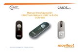 Manual Configuración CMOTech Módem USB 1x-EvDo CCU-550movilnet.com.ve/sitio/manuales/man_usuario_cemotech_ccu_550.pdf · • Módem 1x-EvDo CCU550. • Cable de extensión USB.