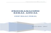PROGRAMACIÓN XERAL ANUAL 16-17.pdf · Equipo de act. complementarias e extraescolares - Coordinar todo tipo de actividades complementarias e extraescolares do centro. Programación