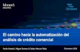 El camino hacia la automatización del análisis de crédito ......• Nuestros clientes abarcan desde grandes bancos comerciales globales hasta bancos regionales, administradores