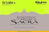 Del 25 de marzo al 5 de abril - Teatro Sucre...25 Ecuador Jazz 2012 Mini Big Band USFQ / Trombone Shorty marzo AGENDA programación sujeta a cambios Programación del 1 al 5 de abril: