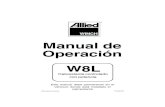 Manual de Operación W8L - alliedsystems.com · 2004. 6. 14. · Este Manual de operación contiene la información básica necesaria para la operación y el mantenimiento de un cabrestante.