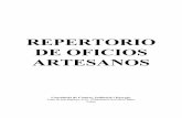Repertorio de oficios Castellano · 2017. 9. 5. · - Licorista - Macerador/a de licor (BOCAIB nº28, 06/03/1997) - Madurador/a de quesos (BOCAIB nº57, 06/05/1995) - Maestro/a de