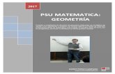 PSU MATEMATICA: GEOMETRÍApsucuentaregresiva.cl/wp-content/uploads/2017/11/psu...PSU MATEMATICA: GEOMETRÍA Creación y recopilación de ejercicios de geometría, elaborado con el