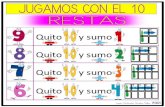 JUGAMOS CON EL 10 RESTAS - Actiludis · Juan Antonio Durán Siles JUGAMOS CON EL 10 RESTAS