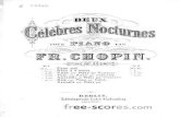 2 Nocturnes [Op.32] - Free-scores.com...VIOLINO. ippassionato. Fr. Chopin, Op. 32. Lento. 2. NOTTURNO. rebertragen Von p fr für die Romanze fiir die Violine mit Begleitung des Orchesters.