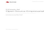 El Estado del Open Source Empresarial - Red Hat · El Estado del Open Source Empresarial 5 El rápido declive de los sistemas de software propietarios Los sistemas de software se