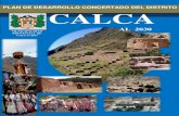 PLAN DE DESARROLLO CONCERTADO DEL DISTRITO CALCA · 2020. 9. 10. · PLAN DE DESARROLLO CONCERTADO DEL DISTRITO AL 2030 CALCA MUNICIPALIDAD PROVINCIAL DE CALCA-2017 . 2 ALCALDE DE