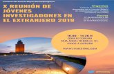 Instituto de Investigación Biomédica de A Coruña - EL … · 2019. 11. 15. · x reuniÓn de jÓvenes investigadores en el extranjero 2019 10.00 - 14.30 h domus coruÑa rÚa Ángel