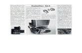 1976-06 ROLLEI-Rolleiflex-SLX · 2011. 12. 10. · Le Rolleiflex SLX ne possède plus que quelques éléments de cons- truction mécanique qui transfor- ment en mouvements les signaux
