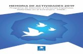 MEMORIA DE ACTIVIDADES 2019 · 2020. 6. 12. · Memoria de actividades - Ejercicio 2019 Programa e Atención Personas Españolas Detenidas Extranjero PADE) ww mpdl org/pade 3 01.