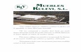 RULEVI - Hermanos Gordillo · 2016. 11. 30. · Este nuevo catálogo nos permite ir incorporando las láminas de los nuevos modelos que estamos y seguimos fabricando. Innovaremos