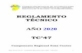 Federación Regional de Automovilismo Deportivo de Córdoba - … · 2020. 1. 24. · comprendidos, o de piñón y cremallera, de vehículos standards. Permitiéndose caja multiplicadora