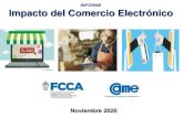 INFORME Impacto del Comercio Electrónico · 2020. 11. 19. · MUEBLES PARA EL HOGAR 6% ACCESORIOS AUTOMOTOR 4%. ... PLATAFORMA DE COBRO (Mercado Pago, etc) 30% EFECTIVO A CONTRAENTREG