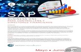 PARA CONTROLLERS Y DIRECTORES FINANCIEROSPrograma Introducción a SAP Business One: • Fundamentos de sistemas ERP y arquitectura de SAP Business One.• Estructura de SAP Business