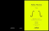 Adiós Nonino ·  tienda@melos.com.ar Tango Adiós Nonino Música/Music: Astor Piazzolla Música/Music: Eladia Blazquez Transcripción/Transcription:Transcription: