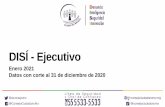 DISÍ - Ejecutivo · 2021. 1. 21. · DISÍ - Ejecutivo Enero 2021 Datos con corte al 31 de diciembre de 2020. Fuente: SESNSP. 2 Nacional vs Ciudad de México Nacional Ciudad de México