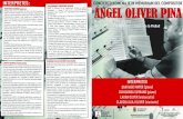 ADONGA SERRANO (piano) ÁNGEL OLIVER PINA...ÁNGEL OLIVER PINA PROGRAMA OBRAS DE ÁNGEL OLIVER Ángel Oliver Pina nació el 2 de enero de 1937 en Moyuela (Zaragoza) y falleció el