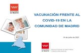 VACUNACIÓN FRENTE AL COVID-19 EN LA COMUNIDAD ......Página 4 OBJETIVO El objetivo de la vacunación frente al COVID-19 en la Comunidad de Madrid, en línea con la estrategia nacional