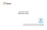 CURS 2019-2020 MEMÒRIA ANUAL · 2020. 9. 30. · CURS 2019-2020 MEMÒRIA ANUAL Presentada al Claustre de l’equip doent en data 28 de setembre de 2020. Presentada al Consell Escolar