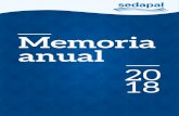 Memoria anual - Sedapal · 2020. 10. 14. · 10 11 En cumplimiento a lo dispuesto en la Ley General de Sociedades, presento ante ustedes la Memoria Anual de SEDAPAL del ejercicio