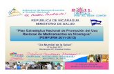 PROPUESTA DE NICARAGUA - PAHO/WHO · “Plan Estratégico Nacional de Promoción del Uso Racional de Medicamentos en Nicaragua” (PENPURM 2011-2013) “Plan Estratégico Nacional