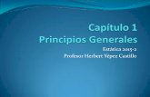 Estática 2015-2 Profesor Herbert Yépez Castillotextos.pucp.edu.pe/pdf/4374.pdf · Base del diseño y el análisis de estructuras y componentes mecánicos M. del sólido rígido