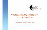 EECCOONNOOMMÍÍAA - IES MATEO HERNÁNDEZiesmateohernandez.centros.educa.jcyl.es/sitio/... · En la Economía para la secuenciación y el desarrollo de los distintos contenidos se