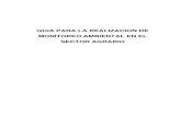 GUIA PARA LA REALIZACION DE MONITOREO ......cincuenta (50) actividades listadas en el Anexo II del Decreto Supremo N 019-2009-MINAM, Reglamento del Sistema Nacional de Evaluación