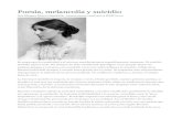 Poesía, melancolía y suicidio - WordPress.com · 2015. 10. 18. · Poesía, melancolía y suicidio Luis Minguez Martin (Hypérbole , intersecciones creativas) 14 MAYO 2012 Se acepta