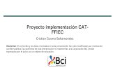 Proyecto implementación CAT- FFIEC FFIEC Club CIO.pdfrecomendada por FFIEC, para las instituciones financieras que están ... PERFIL DE RIESGO ... Es una excelente herramienta para