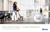 Bona Care Program – Suelos Resilientes...Limpieza Limpieza en profundidad Protección Recubrimiento El Bona Care Program es un programa innovador y muy eficaz para el cuidado y el