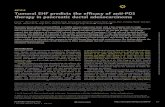 ARTICLE Tumoral EHF predicts the efﬁcacy of anti-PD1 therapy … · ARTICLE Tumoral EHF predicts the efﬁcacy of anti-PD1 therapy in pancreatic ductal adenocarcinoma Jing Liu1,2*,