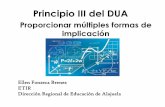 Principio III del DUA - MEP...Aplicaciones informáticas, Cronómetros... Trabajar con objetivos a corto plazo, claros y concretos. Dividir las tareas en sus distintos componentes.
