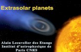 Extrasolar planets - Bulgarian Academy of Sciences...Because of the atmosphere, light absorption is as a function of wavelength (λ) The planet looks larger when observed at highly