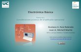ElectrónicaBásica · 2017. 5. 19. · ElectrónicaBásica.2ºCurso. GradoenIngenieríadeTecnologíasdeTelecomunicación+ Ancho+de+banda+(cont.+1)+ 17! En+ un+ OA,+ la+ ganancia+