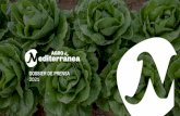 DOSSIER DE PRENSA 2021DOSSIER DE PRENSA 2021 Agromediterránea, perteneciente al grupo Foodiverse, es una compañía especializada en el cultivo y elaboración de vegetales directos