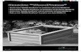 Quadra “WoodFrame“notices.plantes-et-jardins.com/Ubbink/Montage-cadre-bois.pdf · 2016. 12. 29. · Quadra “WoodFrame“ • Wooden frame “QUADRA WoodFrame“ for combination
