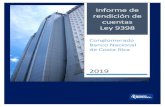 Informe de rendición de cuentas Ley 9398...Informe de rendición de cuentas Ley 9398 Conglomerado Banco Nacional de Costa Rica 2019 Teléfono: (506)2212-2000, , SWIFT: BNCRCRSJ Contenido