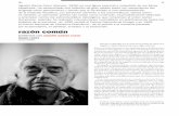 razón común - Portada · 2011. 10. 19. · Agustín García Calvo (Zamora, 1926) es una figura esencial e irrepetible de las letras españolas. Ha desarrollado una reflexión de