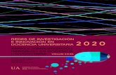 VOLUMEN E INNOVACIÓN EN DOCENCIA UNIVERSITARIA 2020 …rua.ua.es/dspace/bitstream/10045/110101/1/Redes-Investig... · 2020. 11. 5. · PALABRAS CLAVE: Lingüística Sistémico Funcional,