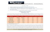 COMENTARIO SEMANAL - magotsab.com.pe · 0,01 % y acabó en 21.394,76 enteros, mientras que el S&P 500 trepó 0,16 % hasta 2.438,30 unidades y el Nasdaq avanzó 0,46 % hasta 6.265,25puntos.