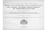 DISCURSO! - Real Academia Nacional de Farmacia · 2020. 1. 13. · en la Real Academia de Medicina, por el Dr. SAN MIGUEL DE LA CÁMARA (1950), discurso preparado a partir de un número