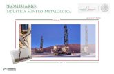PRONTUARIO Industria Minero Metalúrgica · 2013. 9. 2. · Fuente: Estadística de la Industria Minero-Metalúrgica, INEGI, agosto de 2013. ÍNDICE DE VOLUMEN FÍSICO DE LA PRODUCCIÓN